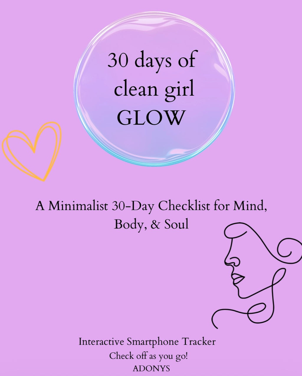 The clean girl GLOW